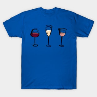 glass of wine 2 T-Shirt